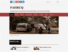 Tablet Screenshot of fahruq.com